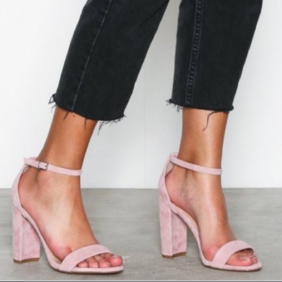 Steve Madden Shoes - Steve Madden Mirna block heel sandal in pink blush
